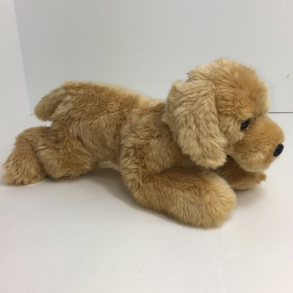 Aurora World Plush Golden Retriever Dog 12" Stuffed Animal Toy Puppy Doggie Pup - Picture 2 of 12